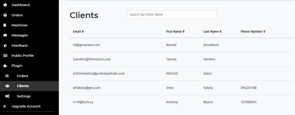 screenshot of White Label Automation Software